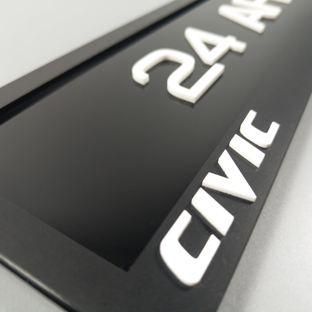 CUSTOM 3D CAR NUMBER PLATE #12