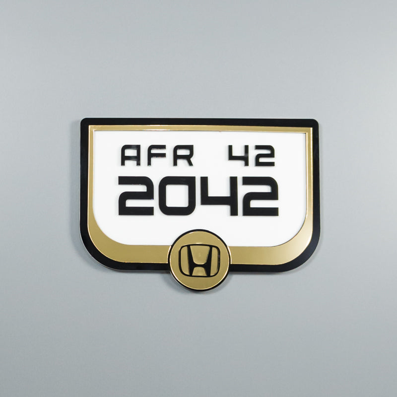 CUSTOM 3D BIKE NUMBER PLATE # 30