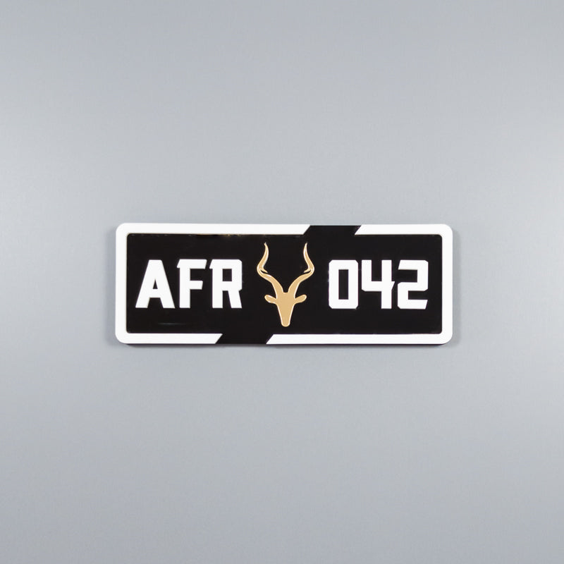 CUSTOM 3D BIKE NUMBER PLATE # 37