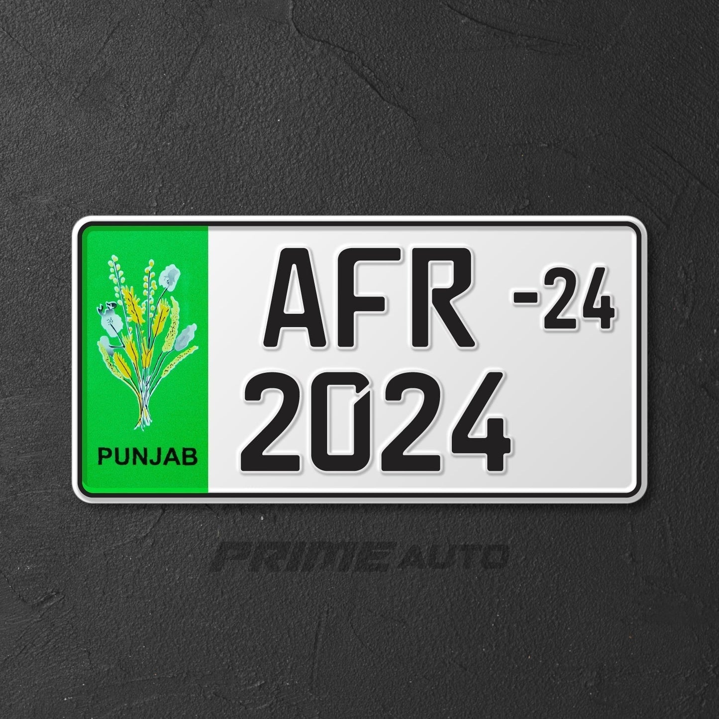 old punjab embossed number plate main poster