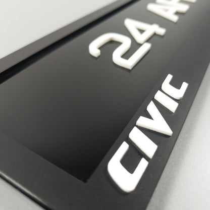 CUSTOM 3D CAR NUMBER PLATE #12
