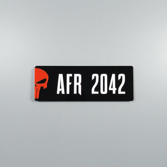 CUSTOM 3D BIKE NUMBER PLATE # 2