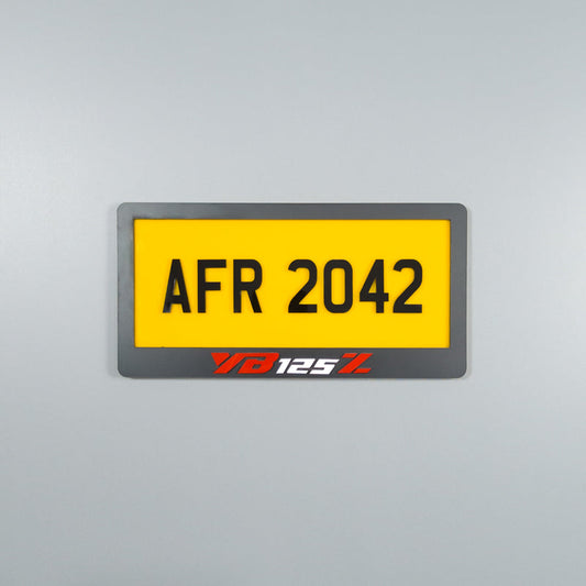 CUSTOM 3D BIKE NUMBER PLATE # 24