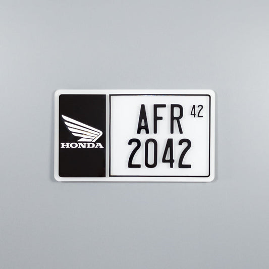 CUSTOM 3D BIKE NUMBER PLATE # 38